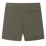 Vidaxl kindershorts met trekkoord 128 donkerkaki