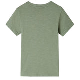 Vidaxl kindershirt met korte mouwen 104 lichtkakikleurig