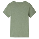 Vidaxl kindershirt met korte mouwen 116 lichtkakikleurig