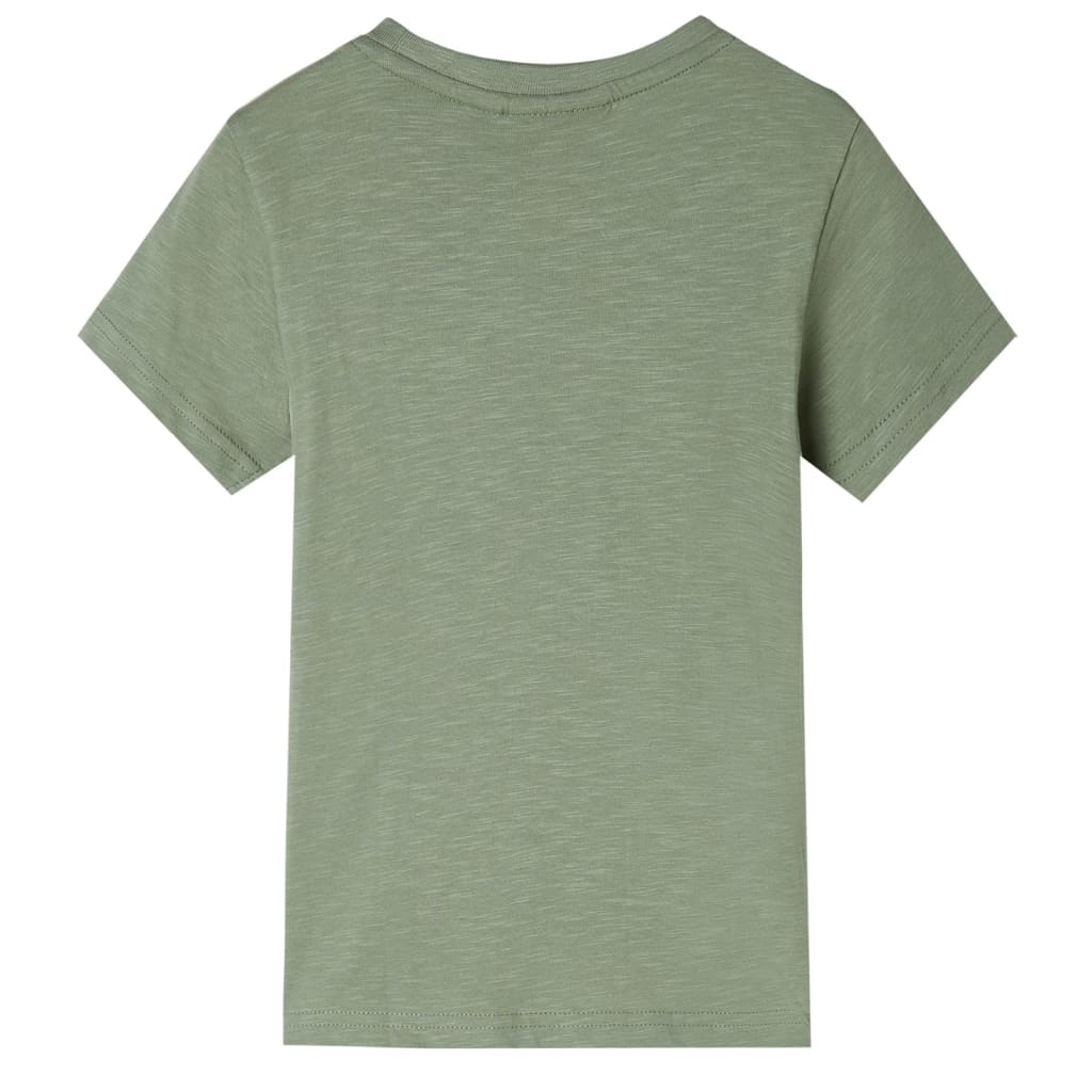 Vidaxl kindershirt met korte mouwen 140 lichtkakikleurig
