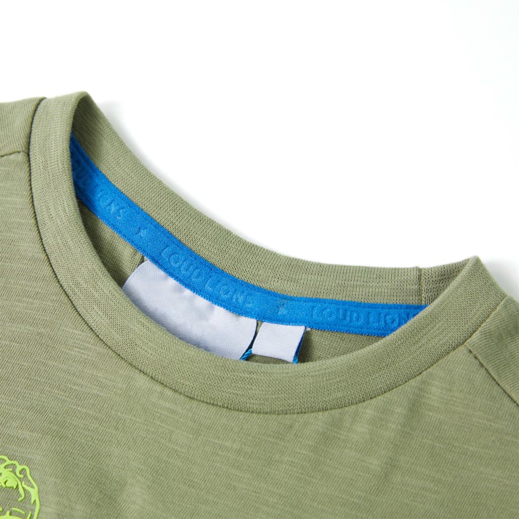 Vidaxl kindershirt met korte mouwen 140 lichtkakikleurig