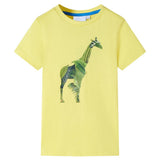 Vidaxl kindershirt 128 geel