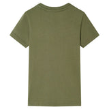 Vidaxl kindershirt 140 kakikleurig