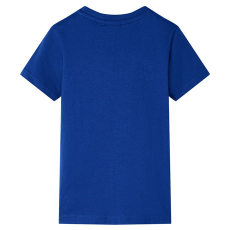 Vidaxl kindershirt 128 donkerblauw