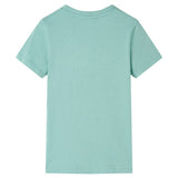 Vidaxl kindershirt 140 lichtkakikleurig