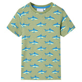 Vidaxl kindershirt 128 lichtkakikleurig