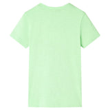 VidaXL Kindershirt 92 neongroen