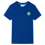 Vidaxl kindershirt 140 donkerblauw