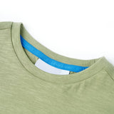 Vidaxl kindershirt 128 lichtkakikleurig