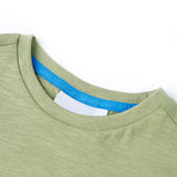 Vidaxl kindershirt 140 lichtkakikleurig