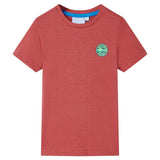 Vidaxl kindershirt 140 paprikakleurig