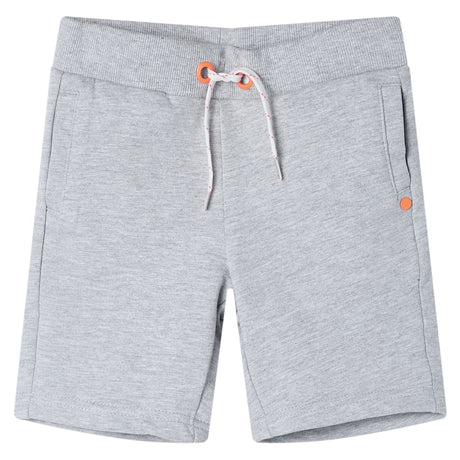Vidaxl kindershorts met trekkoord 104 grijs