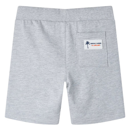 Vidaxl kindershorts met trekkoord 104 grijs