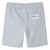 Vidaxl kindershorts met trekkoord 128 grijs