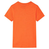 VidaXL Kindershirt 104 donkeroranje