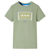 Vidaxl kindershirt 140 lichtkakikleurig