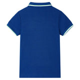 Vidaxl kinderpoloshirt 128 donkerblauw
