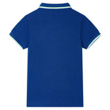 Vidaxl kinderpoloshirt 140 donkerblauw
