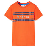 Vidaxl kindershirt 128 donkeroranje