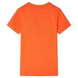 Vidaxl kindershirt 128 donkeroranje