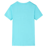 VidaXL Kindershirt 128 zeeblauw