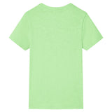 VidaXL Kindershirt 92 neongroen
