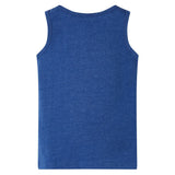 VidaXL Kindertopje 92 gemêleerd donkerblauw