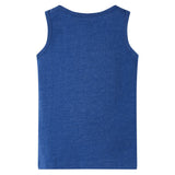 Vidaxl kindertopje 140 gemêleerd donkerblauw