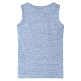 Vidaxl kindertopje 140 gemêleerd blauw