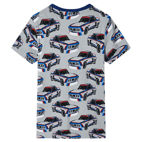 Vidaxl kinderpyjama met korte mouwen 92 grijs