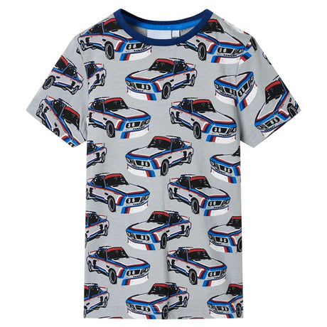 Vidaxl kinderpyjama met korte mouwen 116 grijs