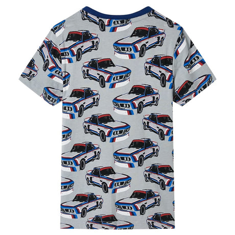 Vidaxl kinderpyjama met korte mouwen 116 grijs