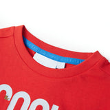 Vidaxl kindershirt 140 rood