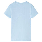 Vidaxl kindershirt 140 lichtblauw