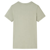 VidaXL Kindershirt 104 lichtkakikleurig