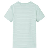 Vidaxl kindershirt met strepen 104 lichtmint
