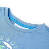 Vidaxl kindershirt 140 middenblauw