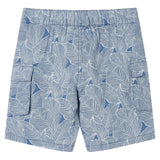VidaXL Kindershorts met trekkoord 92 donkerblauw