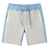 Vidaxl kindershort met trekkoord 92 blauw