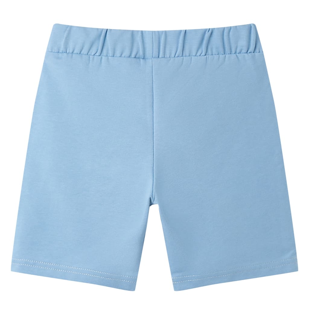 Vidaxl kindershort met trekkoord 128 blauw