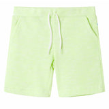 Vidaxl kindershorts met trekkoord 140 neongeel