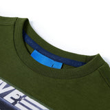 Vidaxl kindershirt met lange mouwen 104 donkerkakikleurig