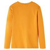 Vidaxl kindershirt met lange mouwen 116 okerkleurig