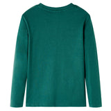 Vidaxl kindershirt met lange mouwen 116 groen