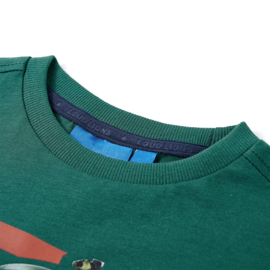 Vidaxl kindershirt met lange mouwen 116 groen