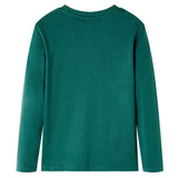 Vidaxl kindershirt met lange mouwen 128 groen