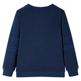 VidaXL Kindertrui 140 gemêleerd marineblauw