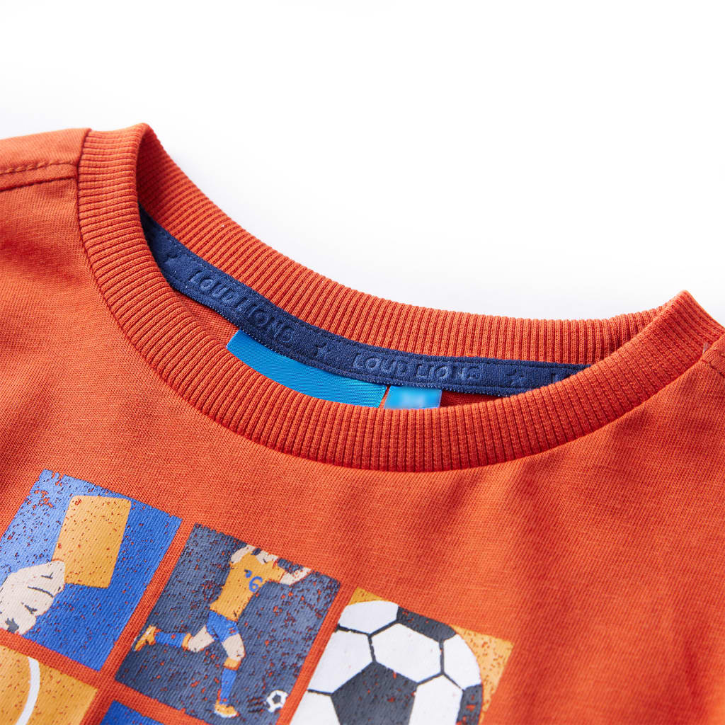 Vidaxl kindershirt met lange mouwen 116 oranje