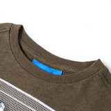 Vidaxl kindershirt met lange mouwen 104 gemêleerd kakikleur