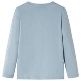 Vidaxl kindershirt met lange mouwen 92 lichtblauw